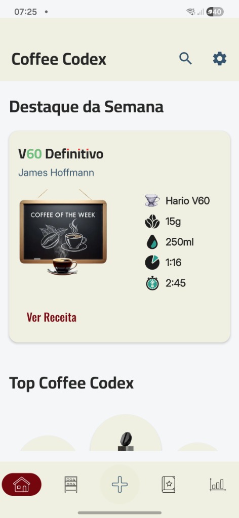 Coffee Codex Screenshot