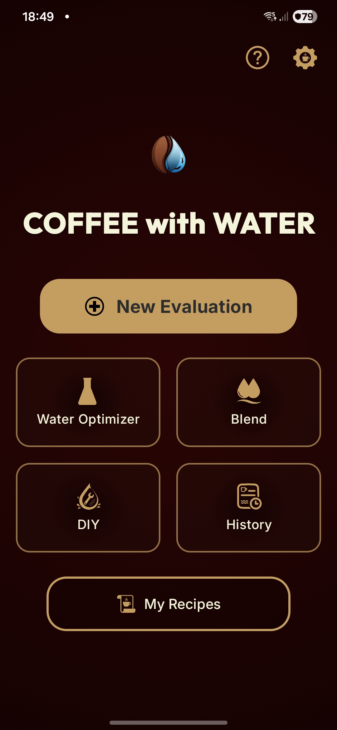 Café com Água App